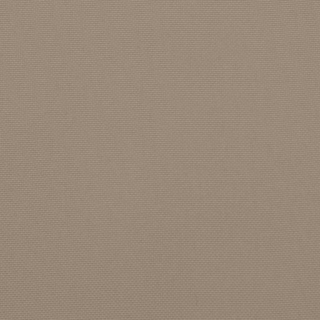 vidaXL Garden Bench Cushion Taupe 150x(50+50)x7cm Oxford Fabric