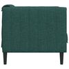 vidaXL Sofa Chair Dark Green Fabric