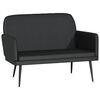 vidaXL Bench Black 107x80x81 cm Faux Leather