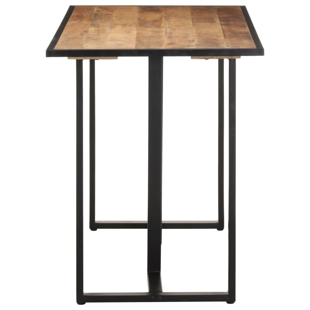 vidaXL Dining Table 120 cm Rough Mango Wood