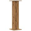 vidaXL Plant Stands 2 pcs Artisian Oak 30x30x95 cm Engineered Wood
