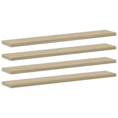 vidaXL Bookshelf Boards 8 pcs Sonoma Oak 60x10x1.5 cm Engineered Wood