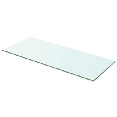 vidaXL Shelves 2 pcs Panel Glass Clear 60x20 cm