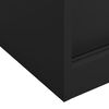 vidaXL Sliding Door Cabinet with Planter Box Anthracite Steel
