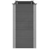 vidaXL Garden Raised Bed WPC 150x50x91 cm Grey