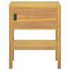 vidaXL Bathroom Cabinet 60x40x75 cm Solid Wood Teak