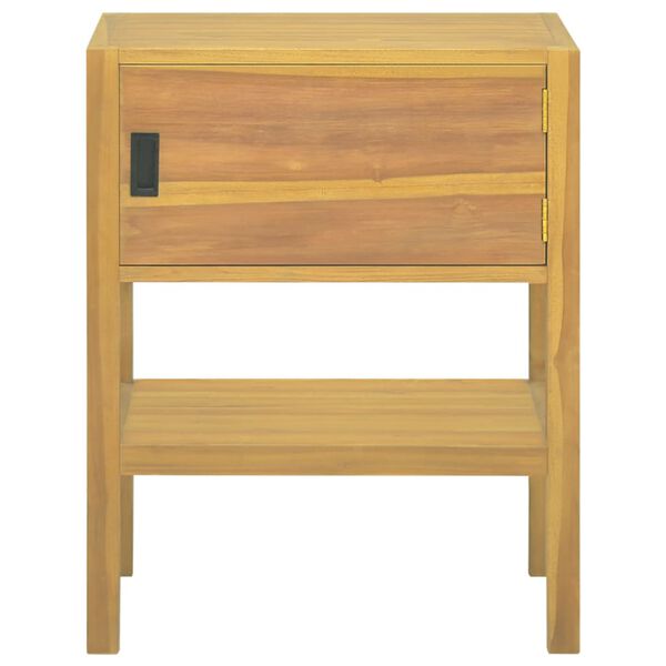 vidaXL Bathroom Cabinet 60x40x75 cm Solid Wood Teak