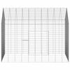 vidaXL Rabbit Cage Silver 100 x 78 x 78 cm Galvanised Steel