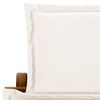 vidaXL Sun Loungers with Cushions 2 pcs Cream White Solid Wood Acacia
