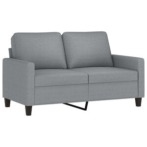 vidaXL 2-Seater Sofa Light Grey 120 cm Fabric