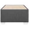 vidaXL Bed Frame without Mattress Dark Grey Twin Fabric