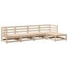 vidaXL Garden Sofa Set | Natural wood | Solid pine wood | Medium | Modular