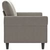 vidaXL 2-Seater Sofa Light Grey 140 cm Velvet
