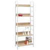 vidaXL 5-Layer Book Shelf Oak 60x27.6x158.5 cm Engineered Wood
