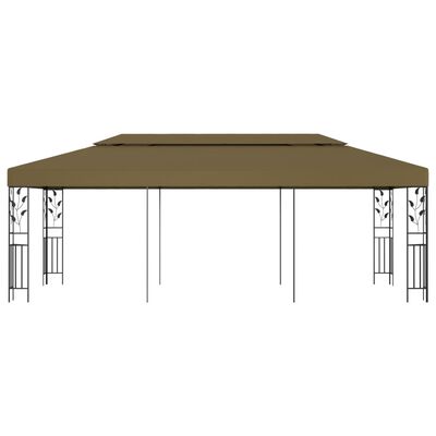 vidaXL Gazebo 6x3 m Taupe 180 g/m²