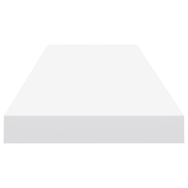 vidaXL Floating Wall Shelves 4 pcs White 90x23.5x3.8 cm MDF