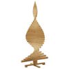 vidaXL Christmas Trees with Stand Brown 150 cm Solid pine wood