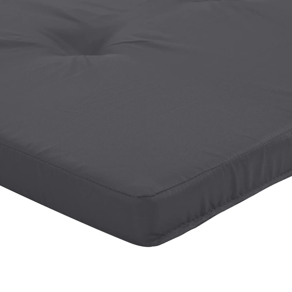 vidaXL Deck Chair Cushions 2 pcs Anthracite Oxford Fabric