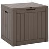 vidaXL Garden Storage Box Grey 55,5x43x53 cm Polypropylene
