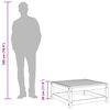 vidaXL Garden Footstool 70x70x30 cm Solid Wood Pine
