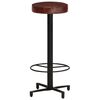 vidaXL Bar Stools 2 pcs 76 cm Real Leather