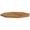 vidaXL Table Top 60x60x2.5 cm Octagonal Solid Wood Teak