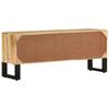 vidaXL TV Cabinet 110x30x45 cm Rough Mango Wood