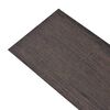 vidaXL Self-adhesive PVC Flooring Planks 5.02 m² 2 mm Dark Brown