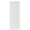 vidaXL Bathroom Wall Cabinet BERG White 40x27x71.5 cm Solid Wood Pine