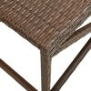 vidaXL Garden Bench 80 cm Poly Rattan Brown