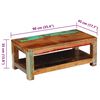 vidaXL Coffee Table Solid Reclaimed Wood 90x45x35 cm