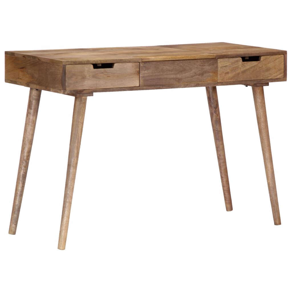 vidaXL Dressing Table 112x45x76 cm Solid Mango Wood
