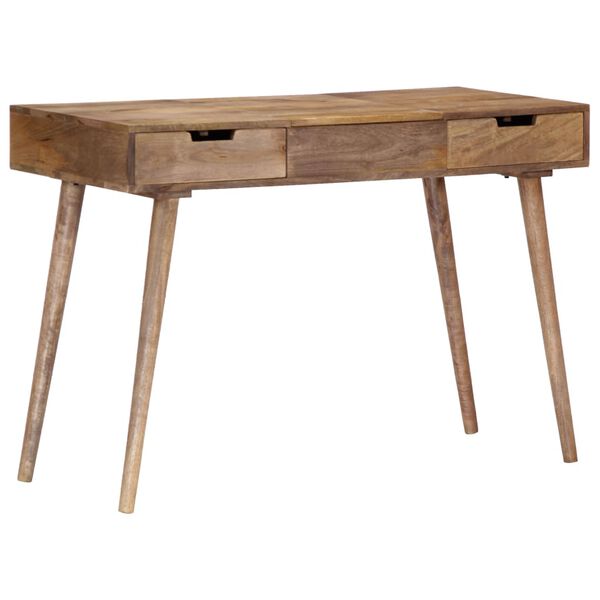 vidaXL Dressing Table 112x45x76 cm Solid Mango Wood