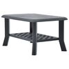 vidaXL Coffee Table Anthracite 90x60x46 cm Plastic