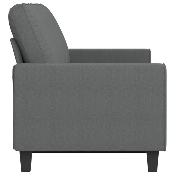vidaXL 3-Seater Sofa Dark Grey 180 cm Fabric