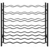 vidaXL Wine Rack for 36 Bottles Black Iron