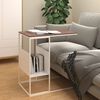 vidaXL Side Table white 55x36x59.5 cm Engineered Wood
