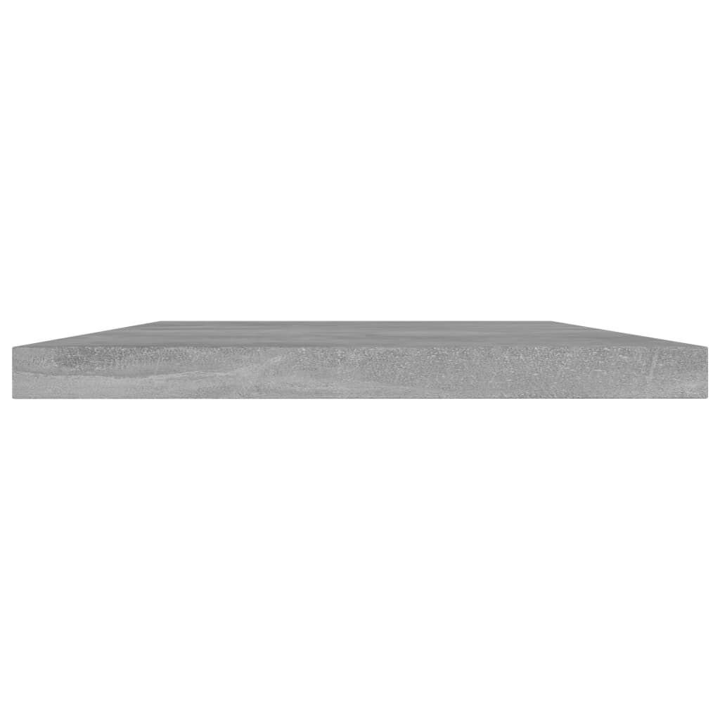 vidaXL Bookshelf Boards 8 pcs Concrete Grey 40x20x1.5 cm Engineered Wood