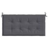 vidaXL Garden Bench Cushion Anthracite 100x50x4 cm Oxford Fabric