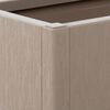 vidaXL Garden Planter with Trellis Light Brown 80x36x140 cm PP