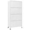 vidaXL Locker Cabinet Light Grey 90x40x180 cm Steel