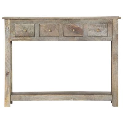 vidaXL Console Table 100x30x76 cm Solid Mango Wood