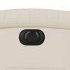 vidaXL Electric Stand up Recliner Chair Cream Faux Leather