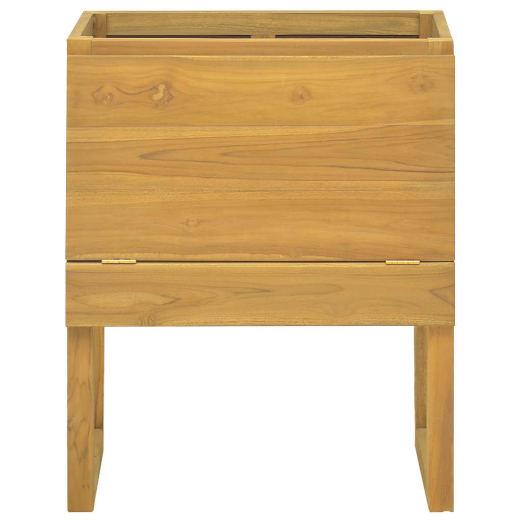 vidaXL Bathroom Cabinet 60x40x75 cm Solid Wood Teak