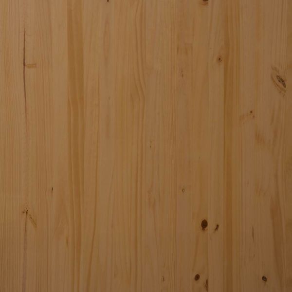 vidaXL Rolling Cabinet with Drawers MOSS Honey Brown Solid Wood Pine