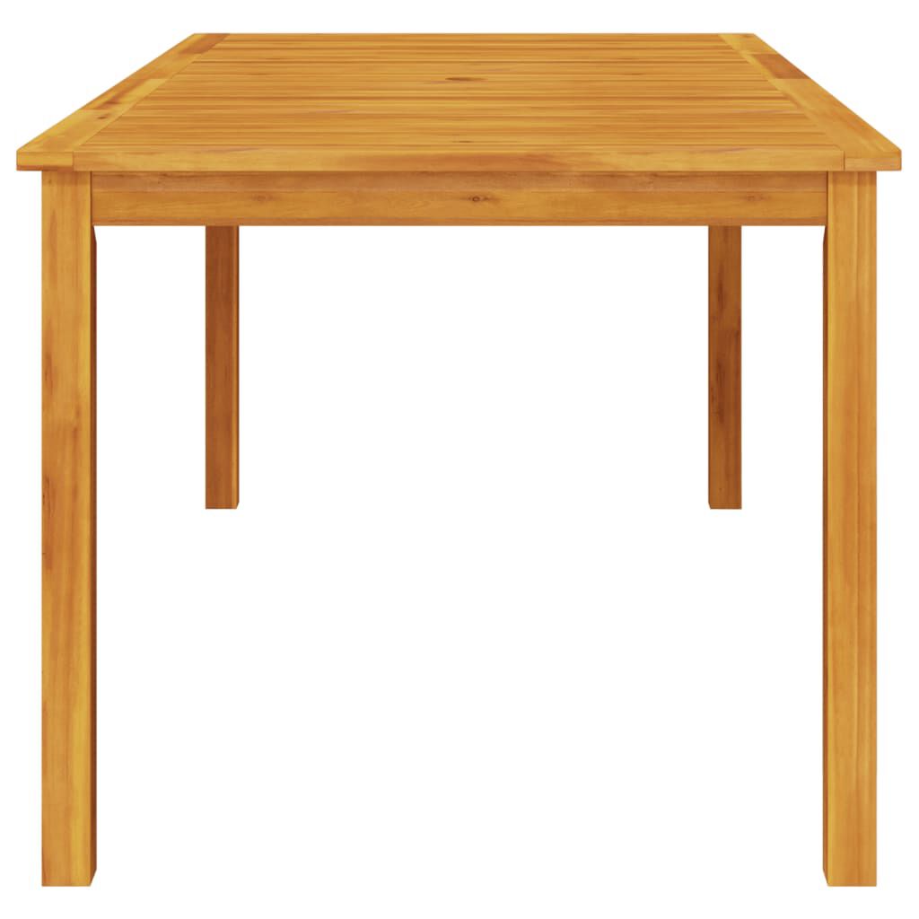 vidaXL Garden Dining Table 180x90x75 cm Solid Wood Acacia