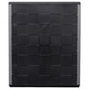 vidaXL Garden Storage Cabinet Grey and Black 68x37x84 cm PP