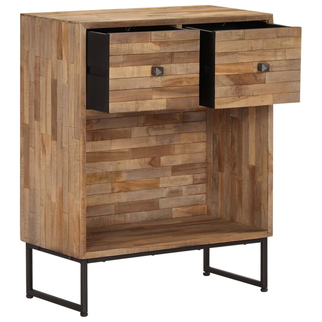 vidaXL Sideboard Reclaimed Teak Wood 60x30x75 cm