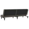 vidaXL 2-Seater Sofa Bed Dark Grey Velvet