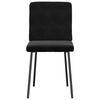 vidaXL Dining Chairs 2 pcs Black Velvet